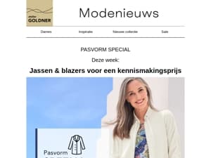 Jassen & blazers voor een kennismakingsprijs