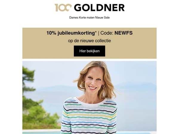 10% korting op nieuwe tricot highlights