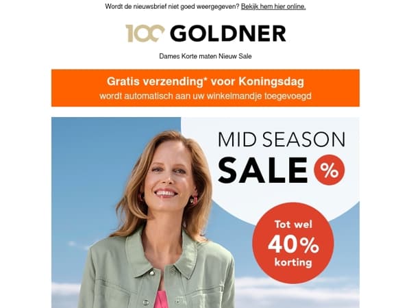 🎉 Gratis verzending voor Koningsdag