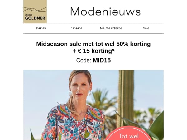 💥€ 15 extra korting in de sale
