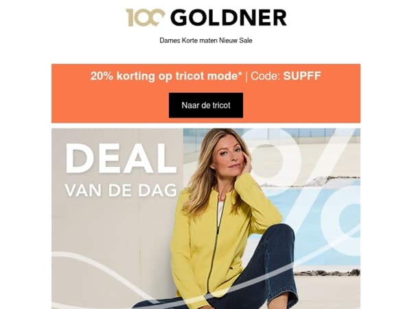 Deal van de dag: favoriete merken tot wel 50% korting