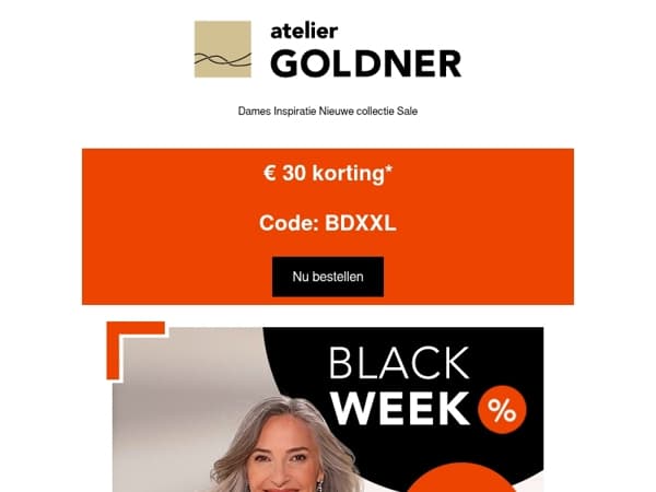 Begin het feestseizoen met € 30 korting