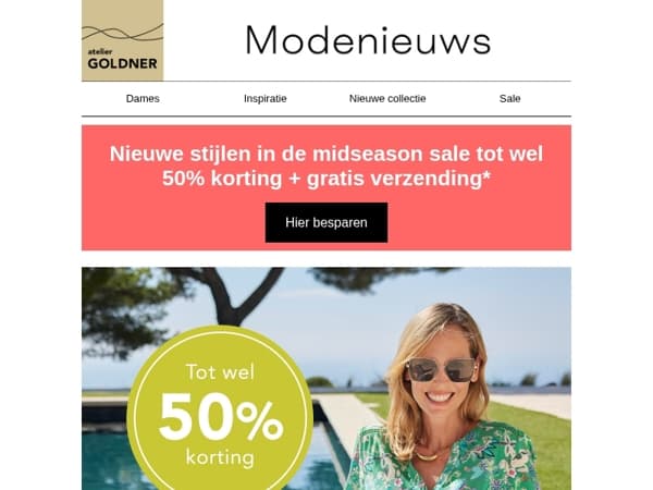 Ontdek nieuwe stijlen in de midseason sale