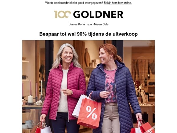 Fashion uitverkoop – nu besparen