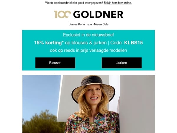 Stijl begint met een mooie blouse