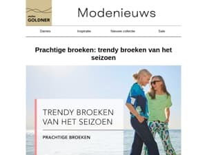 Onze broeken laten uw hart sneller kloppen