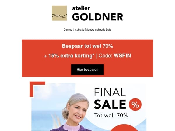 👚 Stijlen tot wel 70% korting + 15% extra korting