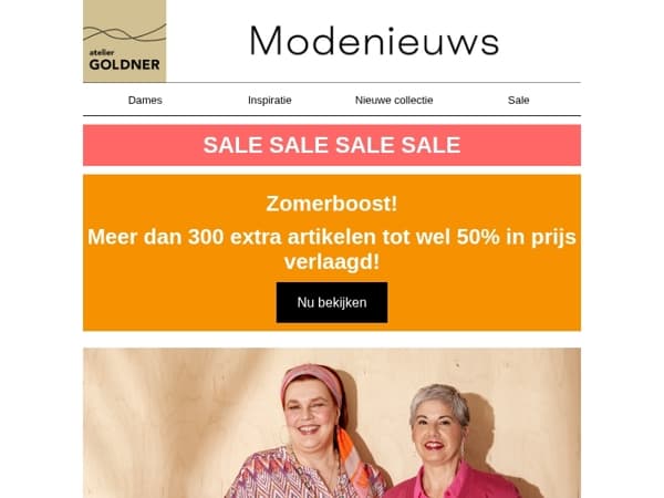 Uw stijl. Uw keuze. Tot wel 50% korting