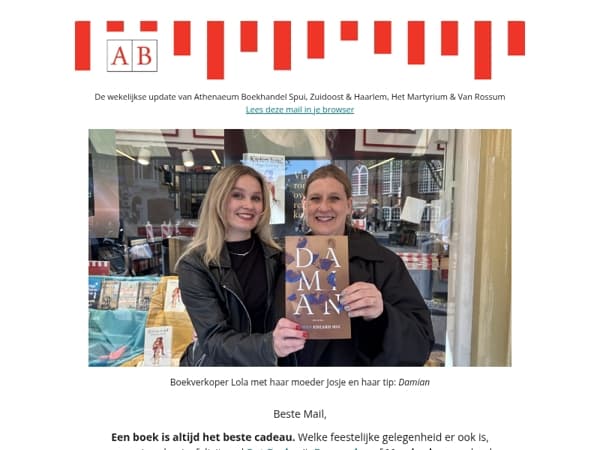 Een boek is altijd het beste cadeau