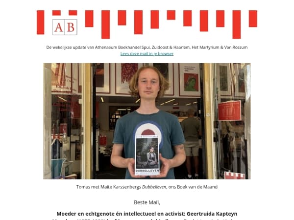 Ontdek het nieuwe Boek van de Maand van Athenaeum