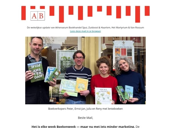 Lente 🍃. 5 tips voor lezers