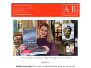 De schrijver van het Boekenweekgeschenk + Valentijnsboeken