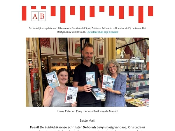 Mijn jaar in Parijs met Gertrude Stein is Boek van de Maand!