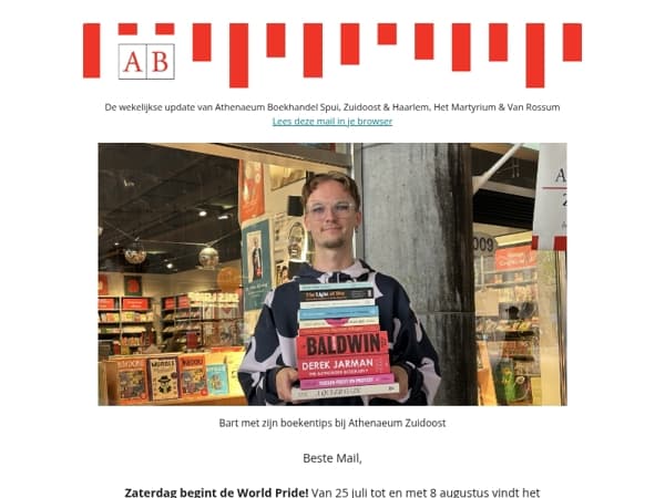 Boeken bij de World Pride in Amsterdam🌈