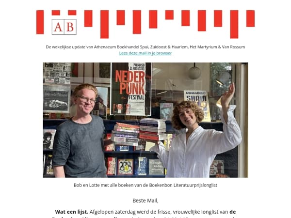 Een geëmancipeerde Boekenbon Literatuurprijslonglist💃