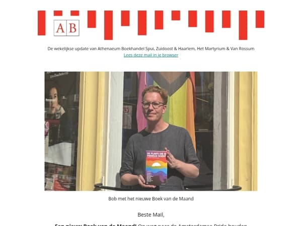 Een nieuw Boek van de Maand & een prijs voor Athenaeum | Scheltema