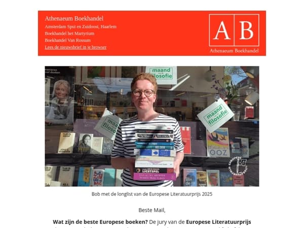 12 geweldige Europese boeken, 3+1 vragen aan Brinkgreve