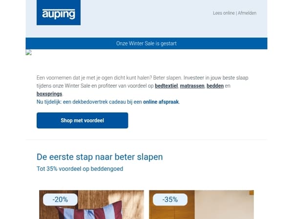 Onze Winter Sale is begonnen 💙