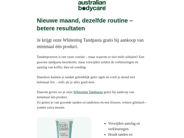 Jouw routine + één kleine verandering = betere resultaten 🦷✨