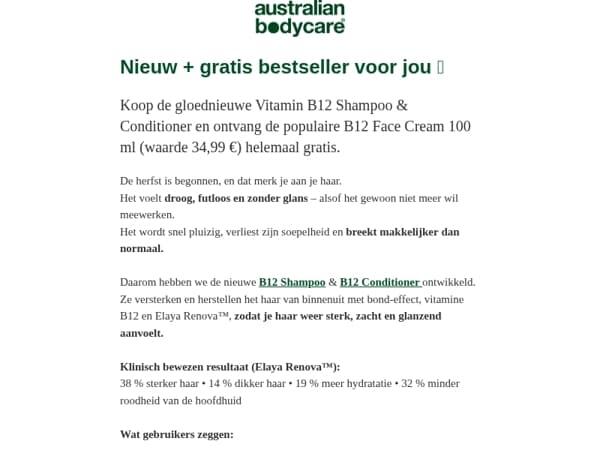 Let op: Favoriete klant, je gratis bestseller wacht op je 💗