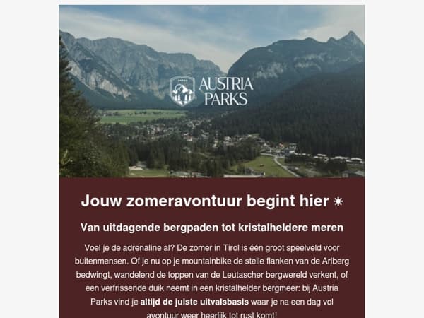 Jouw zomeravontuur in de Alpen! ☀️