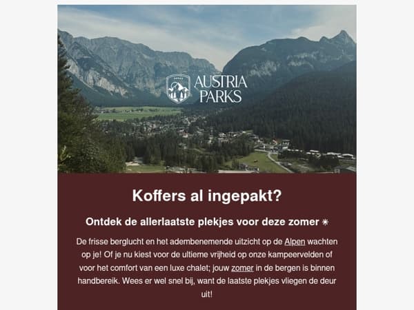Laatste plekjes voor de zomer ☀️