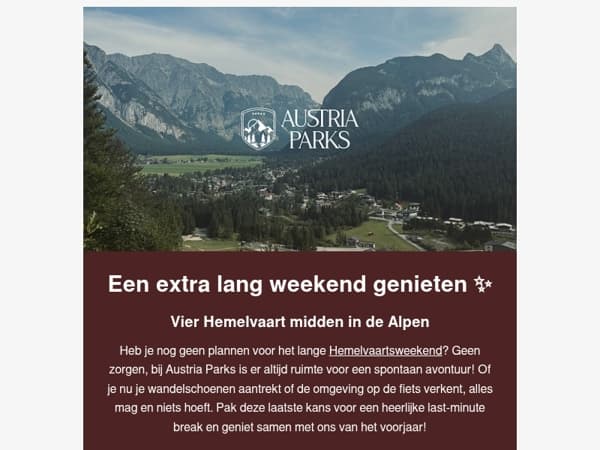 Extra lang weekend in de alpen ⛰️