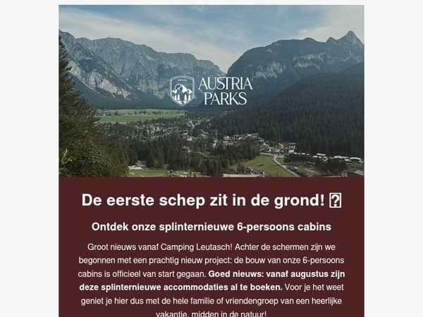 Nieuw: een nóg ruimer aanbod bij Austria Parks! 🛠️