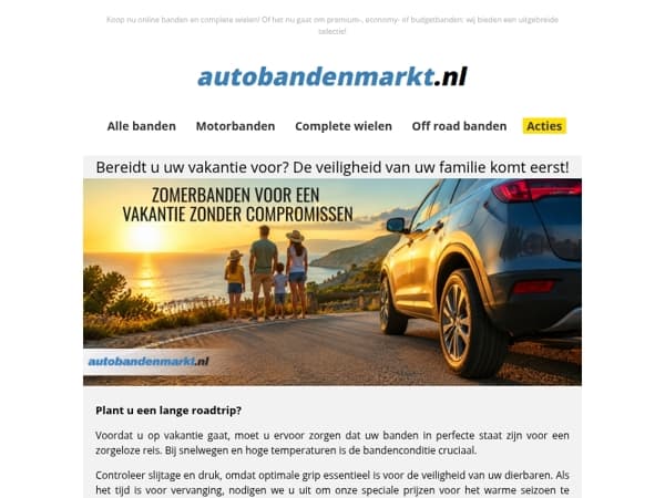 Zorgeloze reizen: Is uw auto klaar voor de zomervakantie?