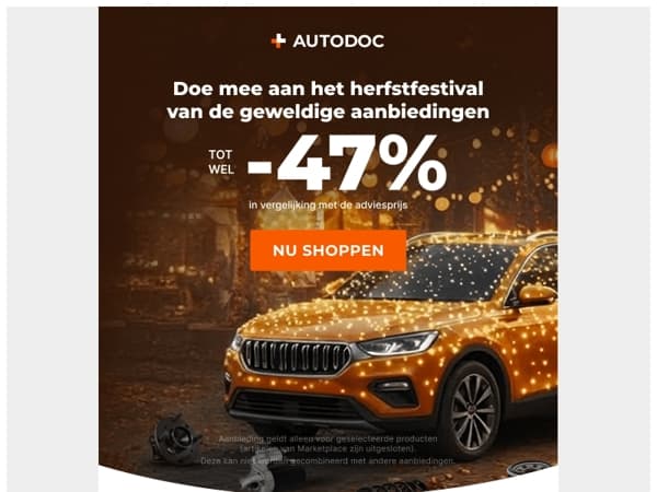  Kom naar het herfstfestijn van AUTODOC! 🎉🍂 