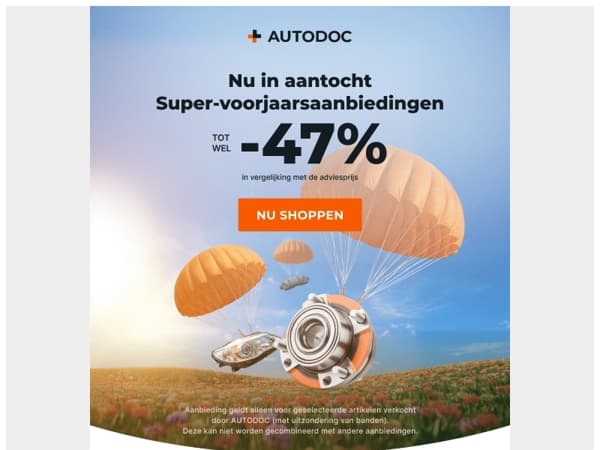  Geweldige voorjaarsaanbiedingen zijn hier 👋  