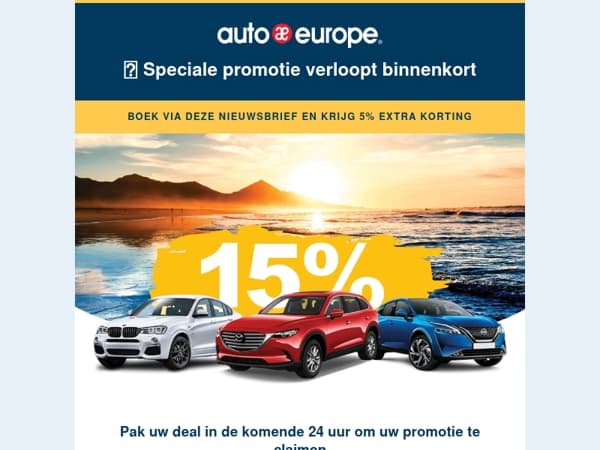 ⚡ Laatste dagen — Flash Sale tot 15% korting eindigt op 9 oktober