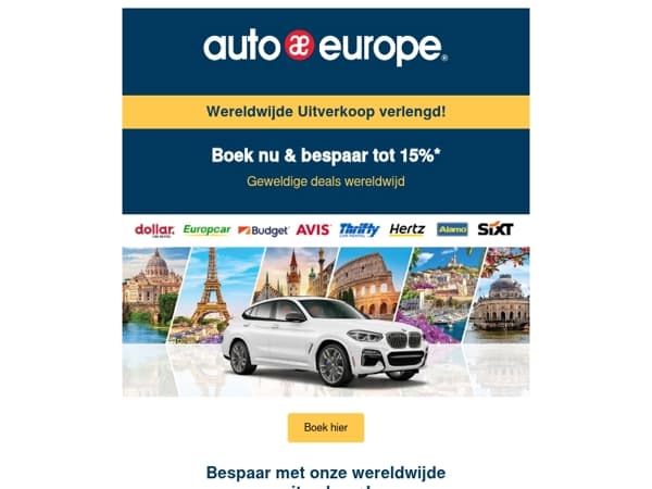 Uitverkoop verlengd – Boek nu!