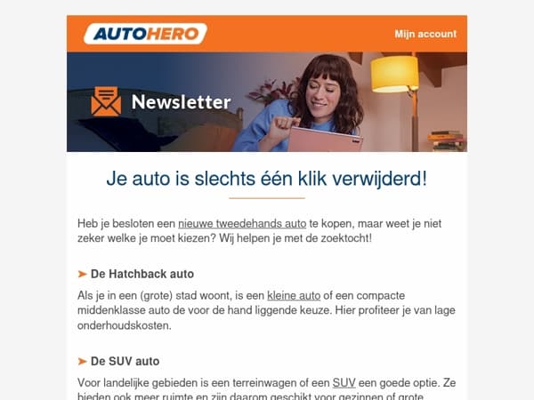 🚗 Vind je nieuwe tweedehands auto bij Autohero
