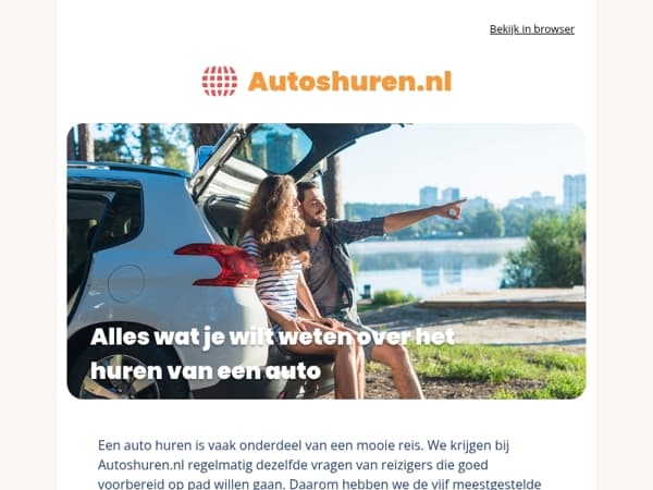 De 5 meest gestelde vragen over het huren van een auto