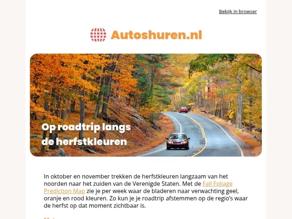 Waar vind je nu de herfstkleuren in Amerika?
