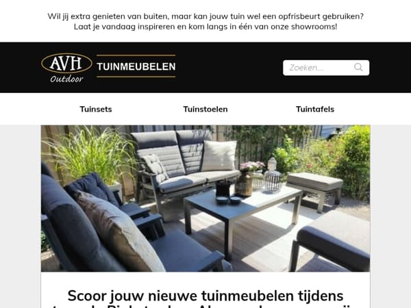 Vandaag zijn we open! Kom je inspiratie opdoen?