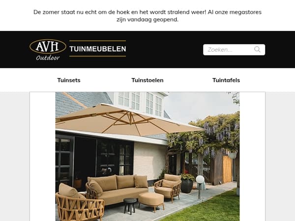 De zomer staat om de hoek! Wees er snel bij