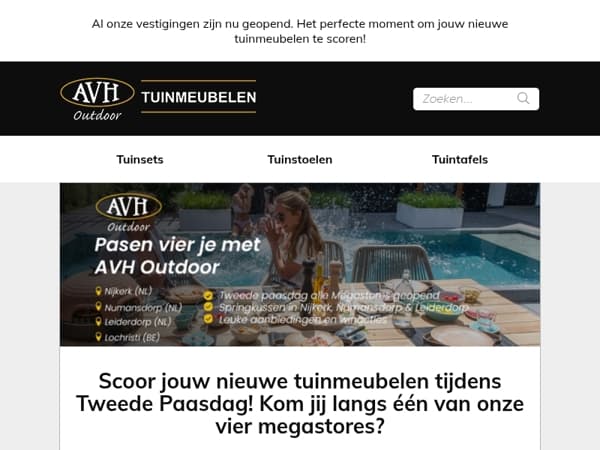 Vandaag geopend! Leuke winacties en geweldige aanbiedingen!