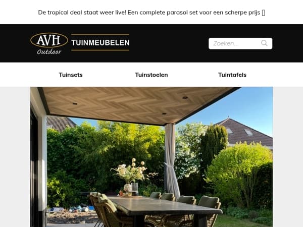 Het wordt een stralende week! Tropical deals 🍹