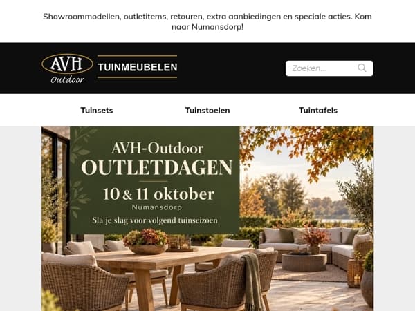 VANDAAG GAAN WE LOS! Heel veel showroommodellen & outletdeals
