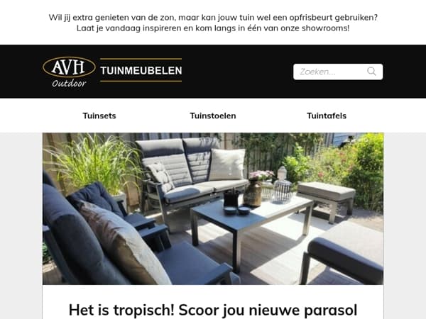 Tropische korting! Kom je inspiratie opdoen?