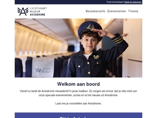 Welkom aan boord