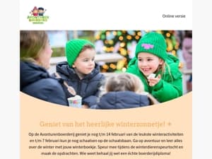 Mail, geniet nog even van de schaatsbaan! ⛸️