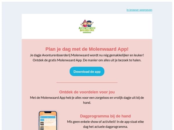 Ontdek de nieuwe Molenwaard App! 📲