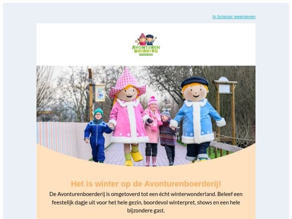 Sinterklaas komt zaterdag naar de Avonturenboerderij! 🎁
