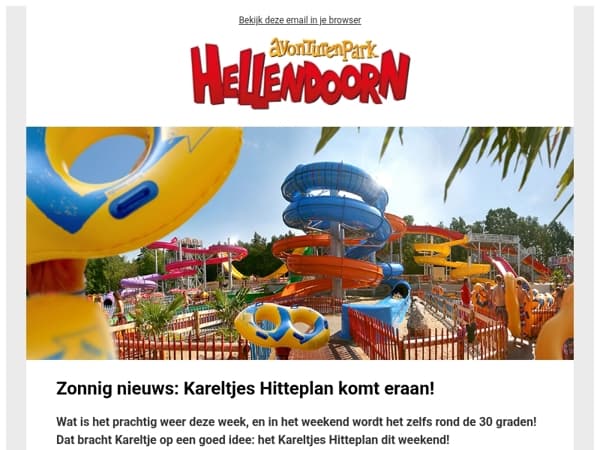 Kareltjes Hitteplan komt eraan! Met Kletsnat Garantie.