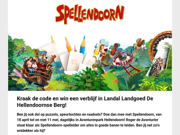 Speur mee tijdens Spellendoorn en win mooie prijzen!