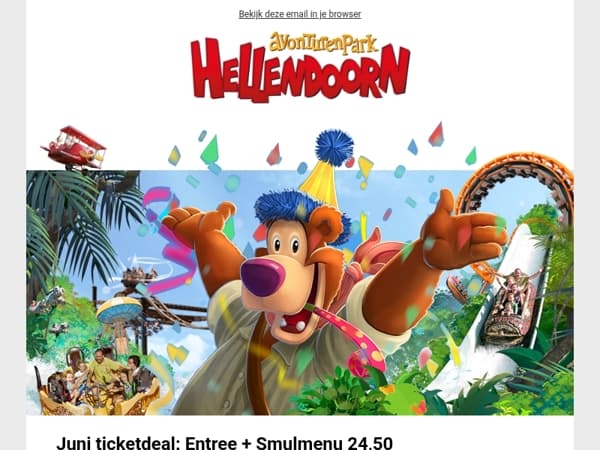 Ticket + Smulmenu 24,50! op = op