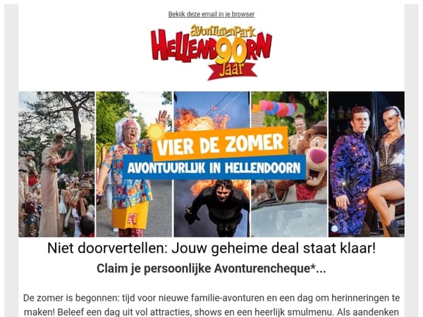 🤫Secret Deal: Avonturencheque met 35% Korting.